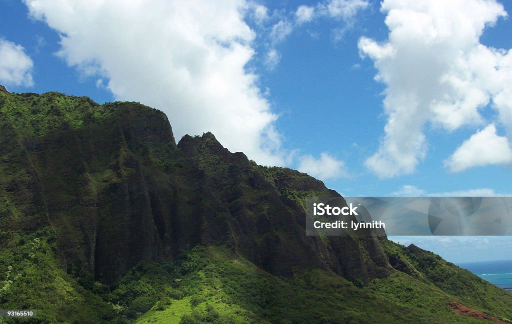 Montagnes d'Hawaï - Photo de Couleur verte libre de droits