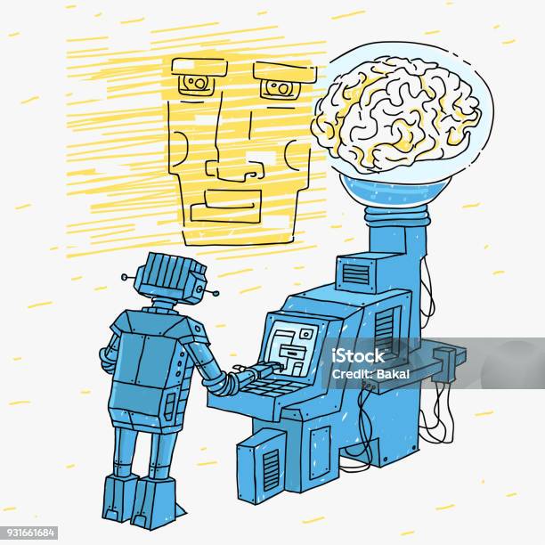 motor Artistic Repulsion Ilustrații de stoc cu Desen Animat Inteligenta Artificiala - Descarca  imaginea acum - Afişaj digital, Angajat, Calculator - iStock