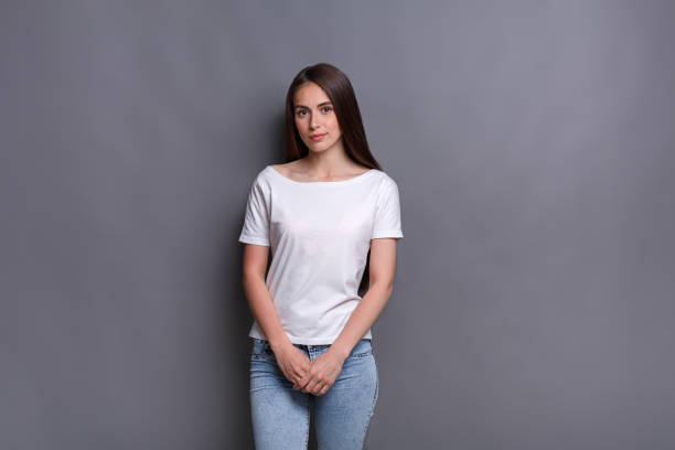 istock Shy pensive young woman studio shot 931662126