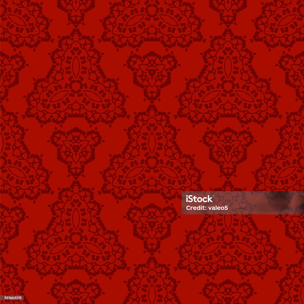 Endless Html Pattern Red Red Ornamental Seamless Pattern Endless Texture Oriental Geometric ...