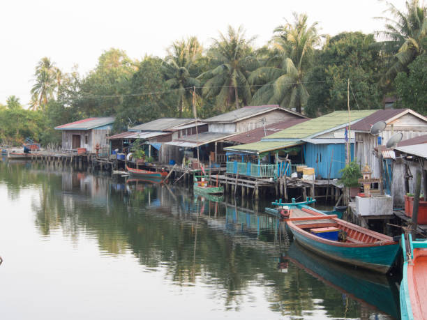 istock Floating houses in Cambodia 931671554