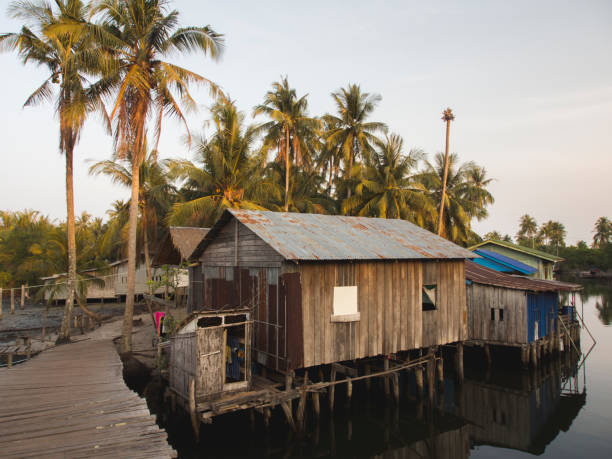 istock Floating houses in Cambodia 931671652