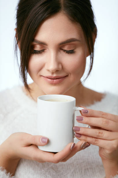 istock Coffee Drink. Beautiful Female Holding Cup With Hot Drink. 931674692