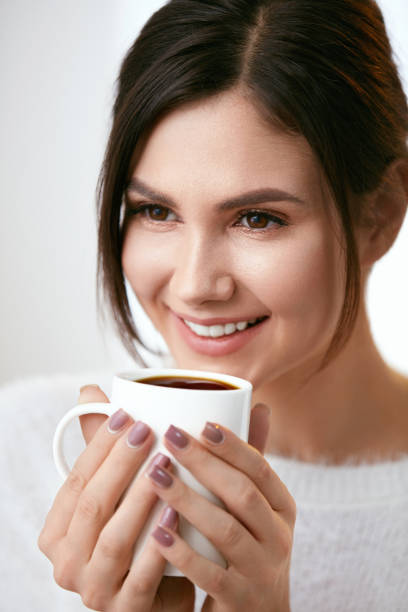 istock Coffee Drink. Beautiful Female Holding Cup With Hot Drink. 931676608