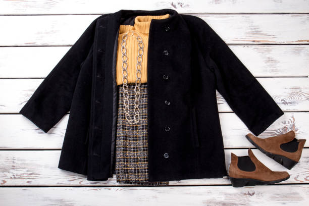 istock Stylish winter wear for women. 931682364
