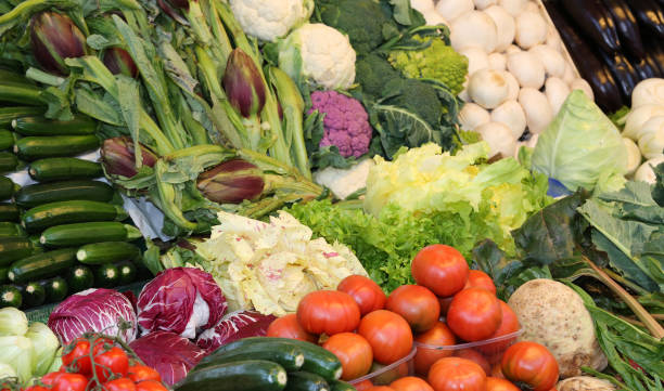 istock fresh vegetables for sale at market 931686424