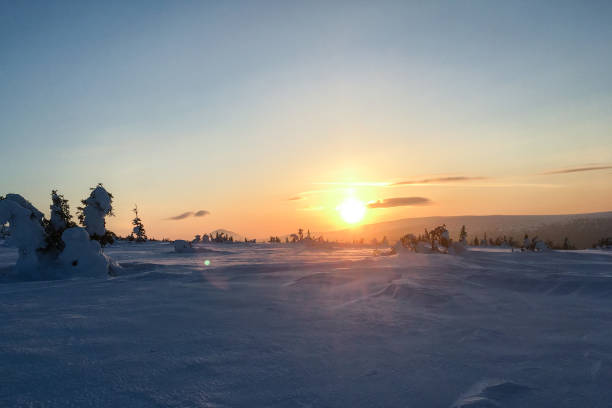 istock Sunset in the north Ural Mountains 931688290