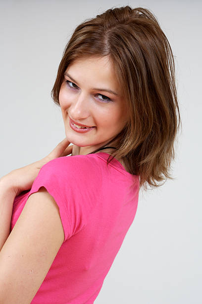 istock Woman in magenta 93168868