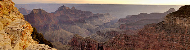 istock Panorama of Grand Canyon from Bright Angel Viewpoint 93168919