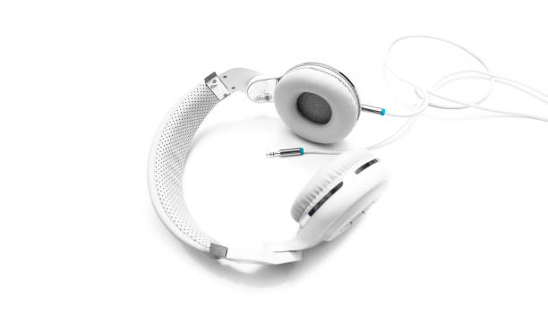istock White headphones and Convention Aux cable 3.5 mm 931689276