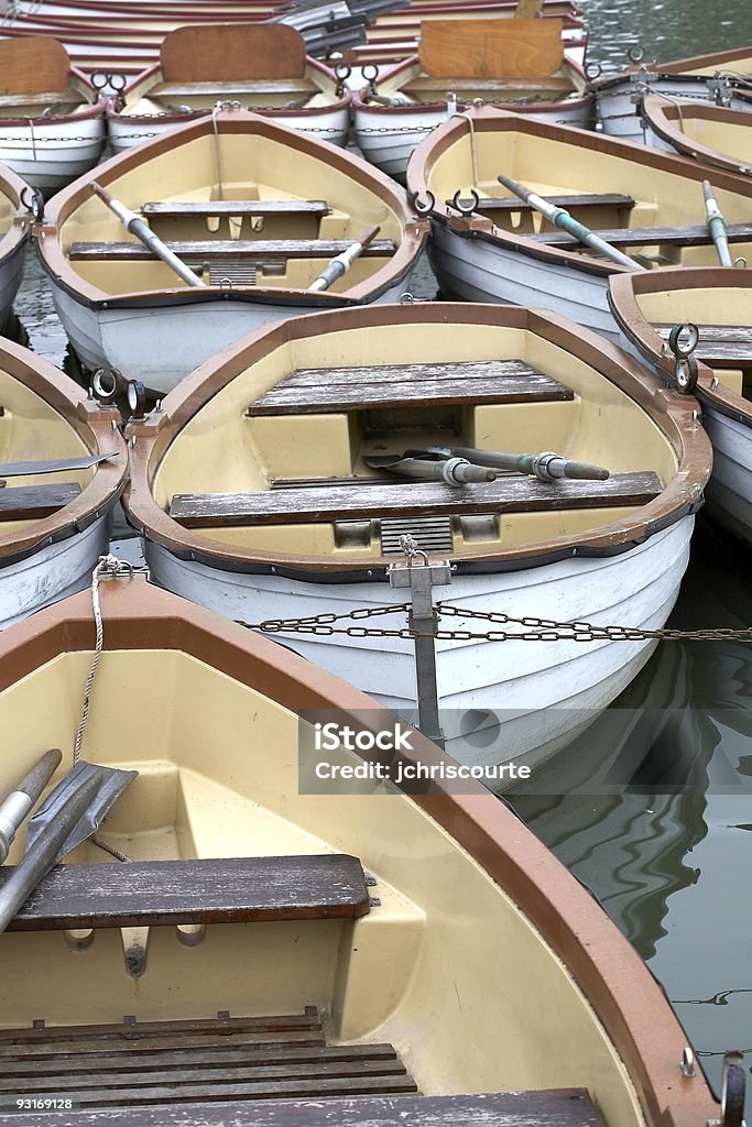 Barques sur le grand canal - Foto stock royalty-free di Barca a remi
