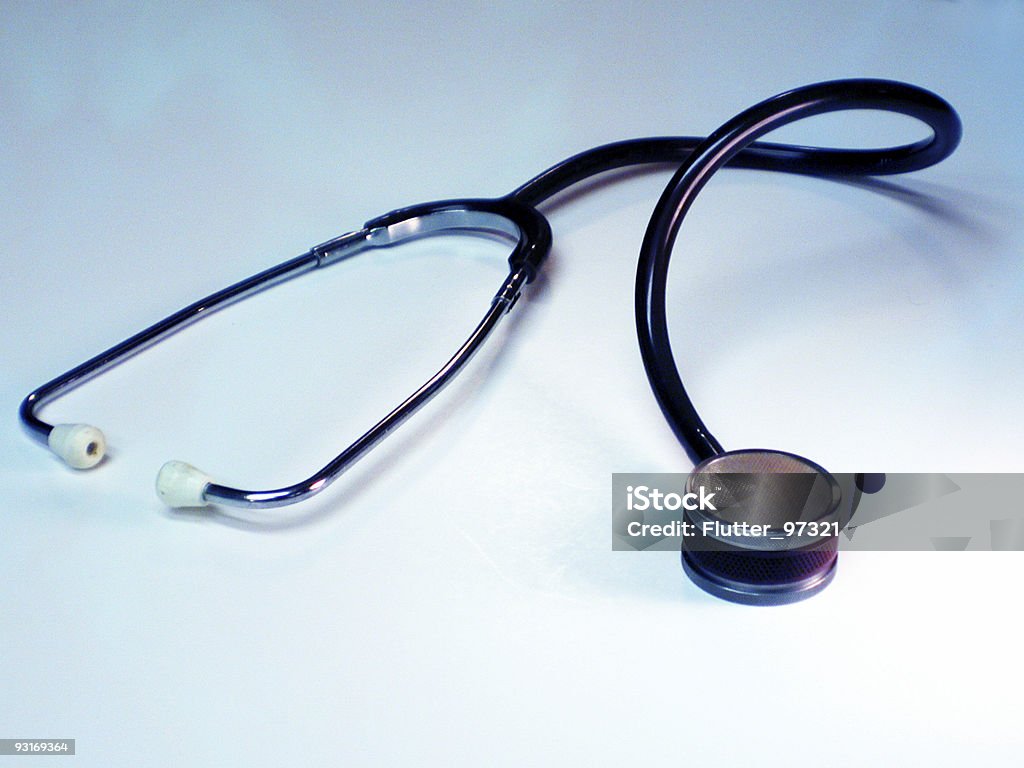 Stethoscope  Black Color Stock Photo