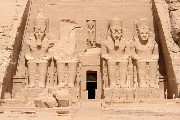 temple of abu 심벨 - abu simbel rock africa rameses ii 뉴스 사진 이미지