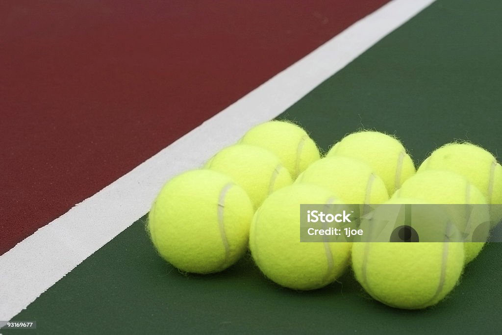 Pelotas de tenis Diagonal - Foto de stock de Abierto libre de derechos