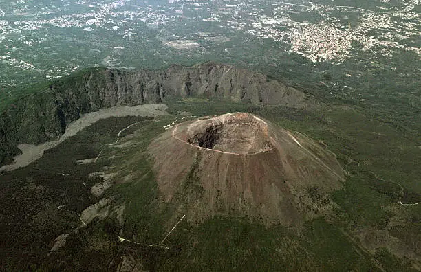 Photo of volcano vesuvius