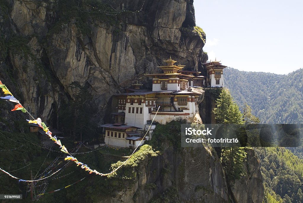 Butão, Tigernest Mosteiro - Royalty-free Arquitetura Foto de stock