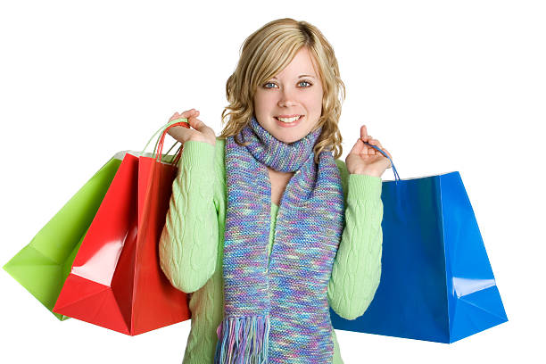 istock Shopping Bags Woman 93170019