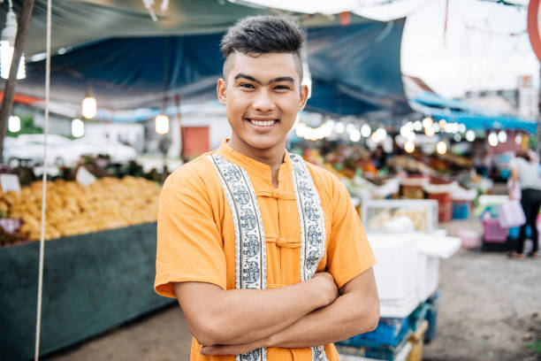 istock Portrait of young Thai farmer 931704466
