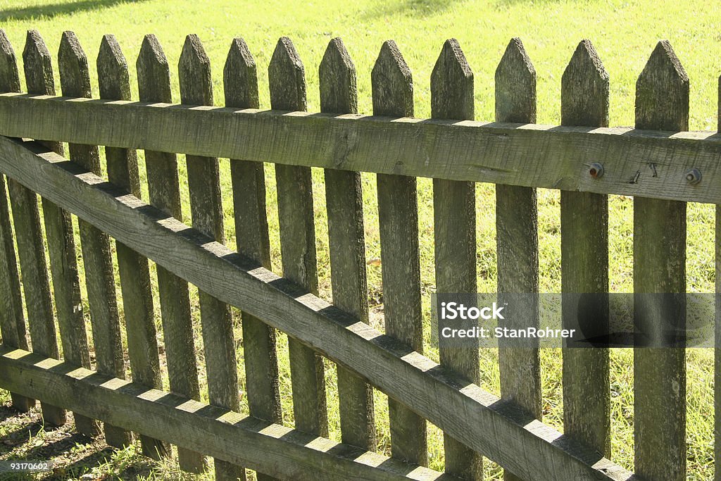 Leuchtendes Gartenzaun, Dayton, Ohio - Lizenzfrei Alt Stock-Foto