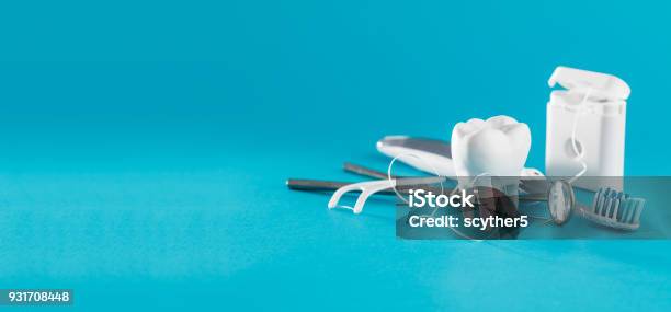 Tooth Health Dentistry Concept Stock Photo - Download Image Now - Dental Health, Dentist, Dental Equipment