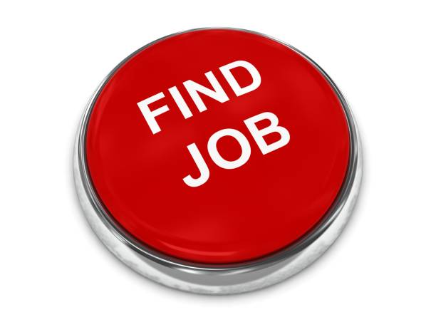 istock Find job search online button 931709520