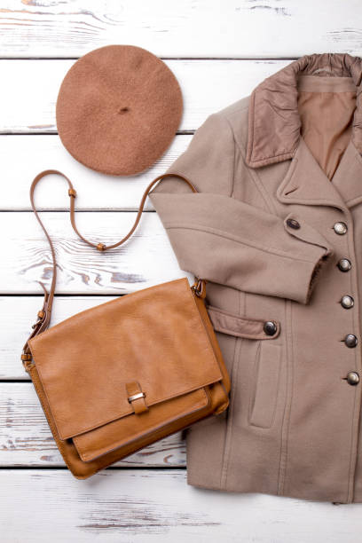 istock Brown warm womens winter clothing. 931715956