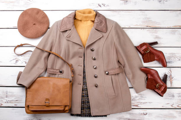 istock Full set of autumn clothing. 931716002