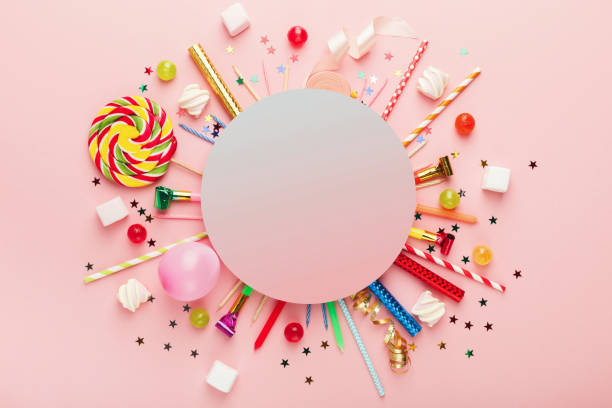 istock Children birthday party background 931716200
