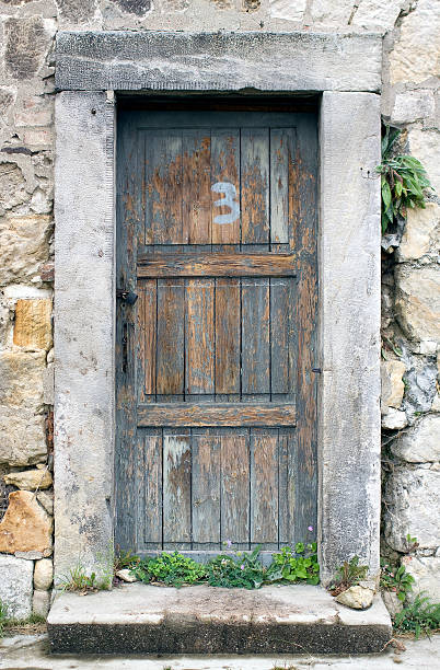 istock Old wooden door 93171639