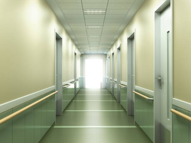 istock modern medical clinic bright blurred background corridor spacious modern medical facility hospital new 3d render 931724654