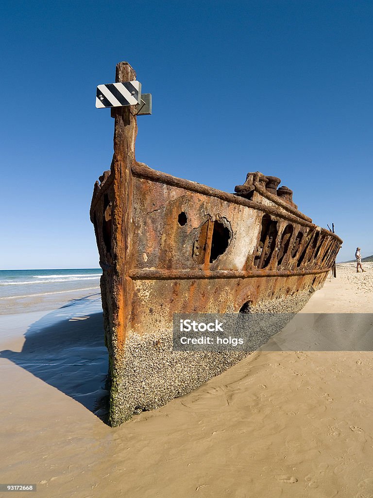 Maheno Shipwreck, Isola di Fraser - Foto stock royalty-free di Isola di Fraser