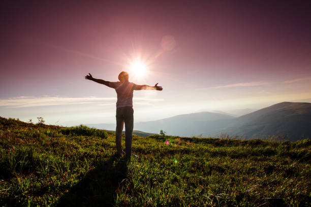 istock The man enjoying freedom 931734324