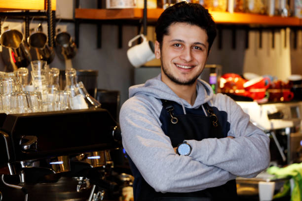 istock Barista Making Coffee For Customers At Cafe 931734578