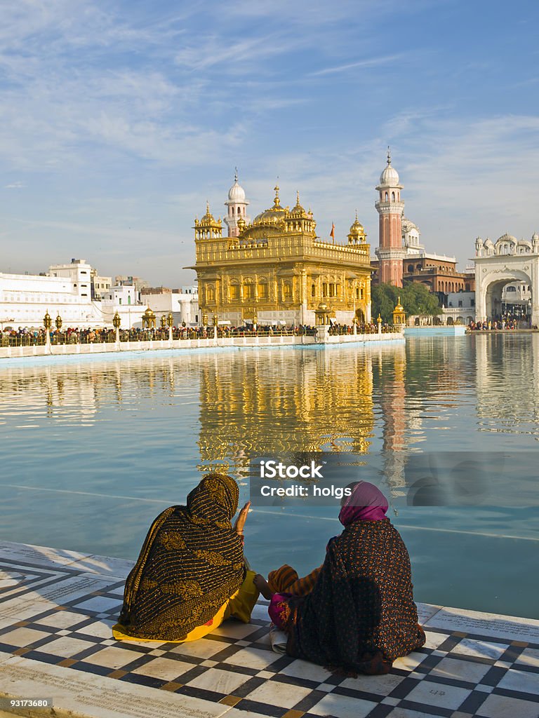Templo Dourado de Amritsar, na Índia - Foto de stock de Punjab royalty-free