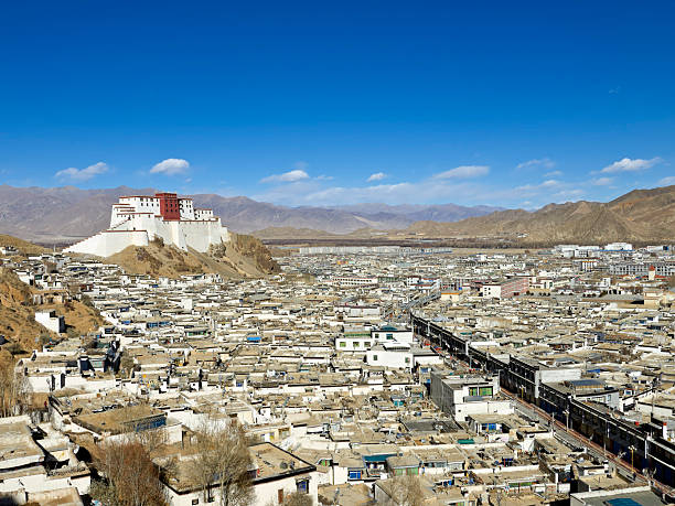View of thew mountains from Dark Yerpa Monastery