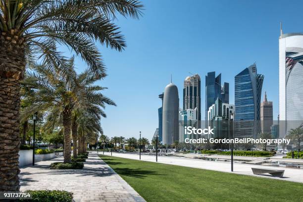 West Bay In Doha Stock Photo - Download Image Now - West Bay - Qatar, Doha, Apartment
