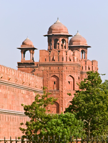 The Red Fort during the daytime in Delhi, India