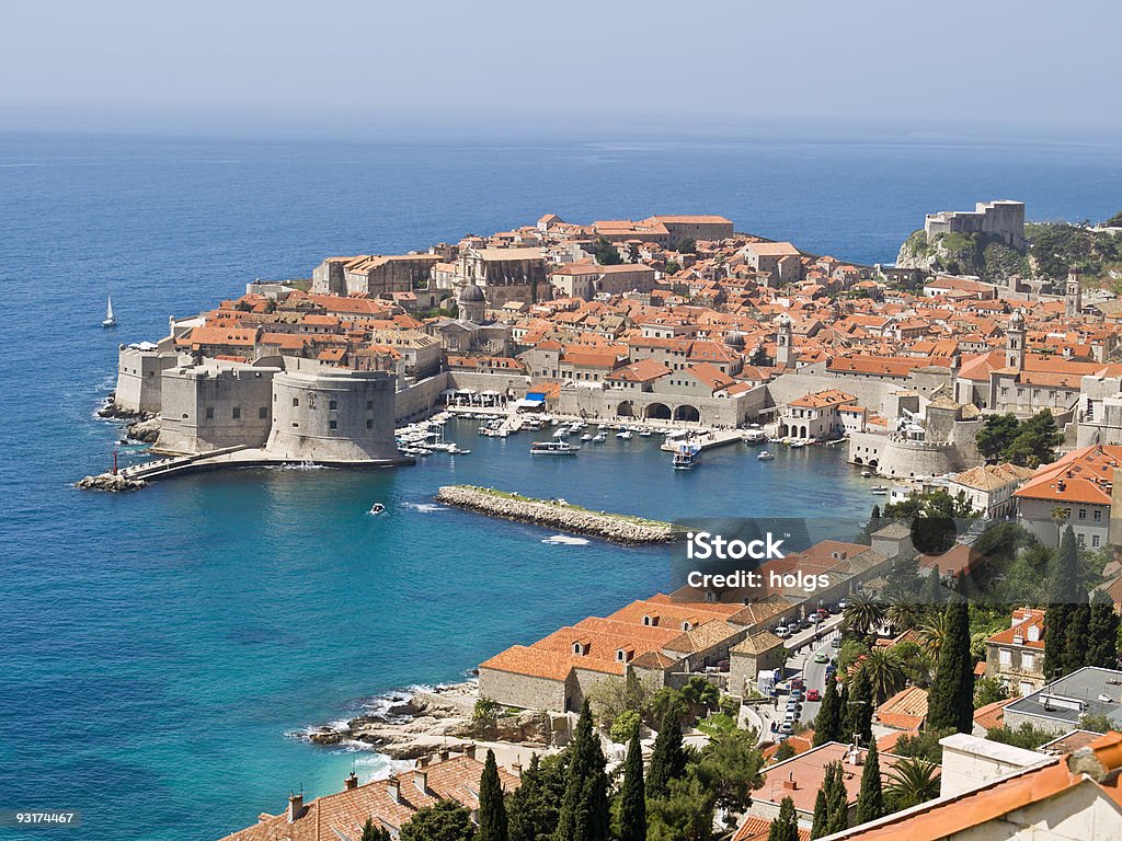 Dubrovnik Fortress - in the south of Croatia Dubrovnik - an old city on the Adriatic Sea coast in the extreme south of Croatia Croatia Stock Photo