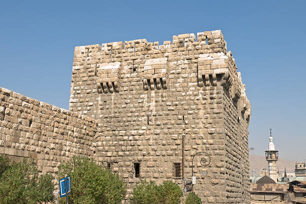 Walls of the old city in Damascus, Syria