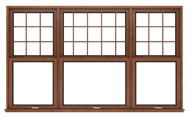 istock brown wooden window isolated on white background 931756424
