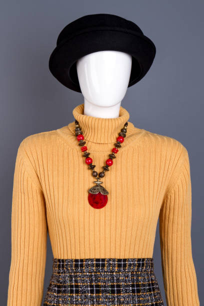 istock Top mannequin in women clothes, cropped image. 931757810