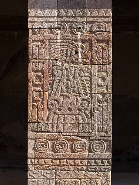 pirámides de teotihuacán, ciudad de méxico - teotihuacan fotografías e imágenes de stock