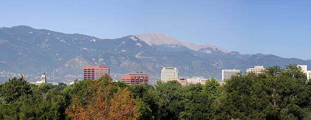 istock Colorado Springs and Pikes Peak Panorama 93176201