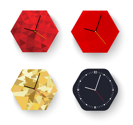 Clock Design Layout Wall Clock Office Template Design In Vector Closeup The Layout For ...