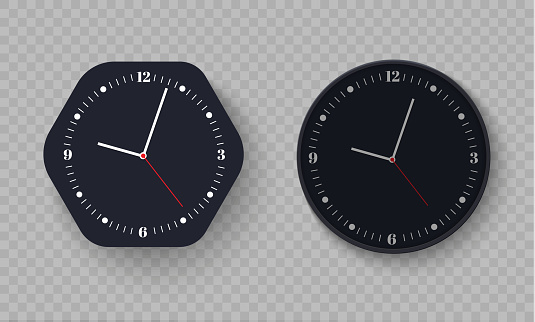 Clock Design Layout Wall Clock Office Template Design In Vector Closeup The Layout For ...