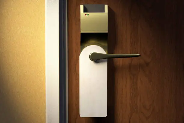 Photo of Knob of a hotel door