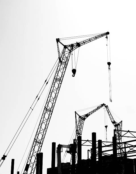 istock Silhouette of the construction 93176935