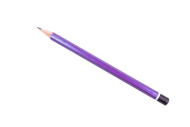 istock Pencil isolated on white background, Purple Pencil, With Clipping path 931777072