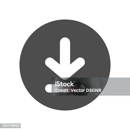 istock Download button. Vector icon 931778082