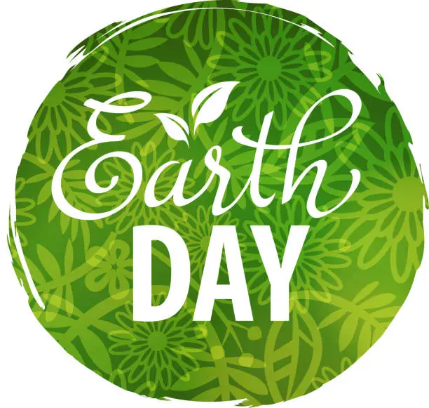 Vector illustration of Earth Day Planet Concept